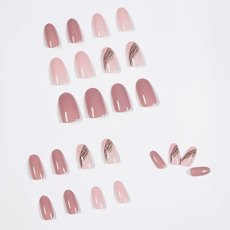 Pink Almond Oval