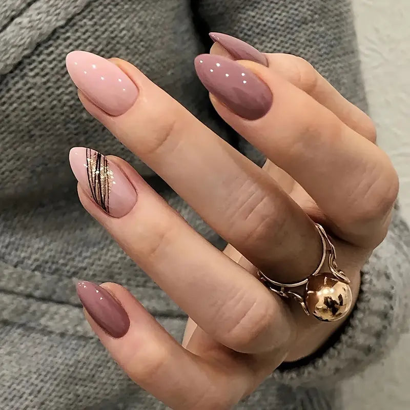 Pink Almond Oval