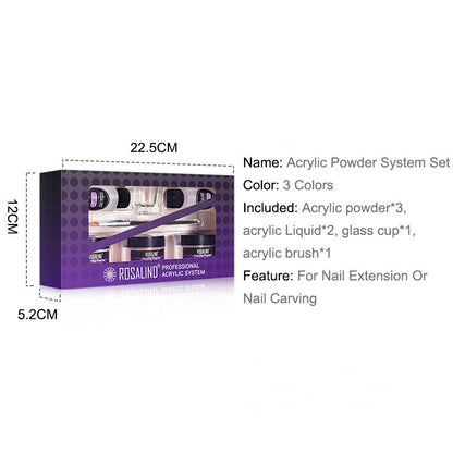 Crystal Acrylic Powder Kit