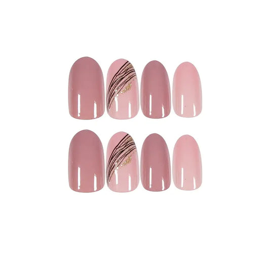 Pink Almond Oval